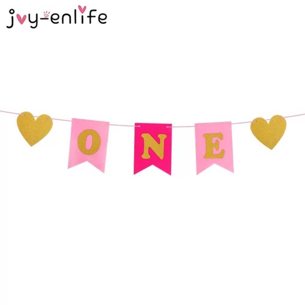 Pink ONE banner only pink left (107)